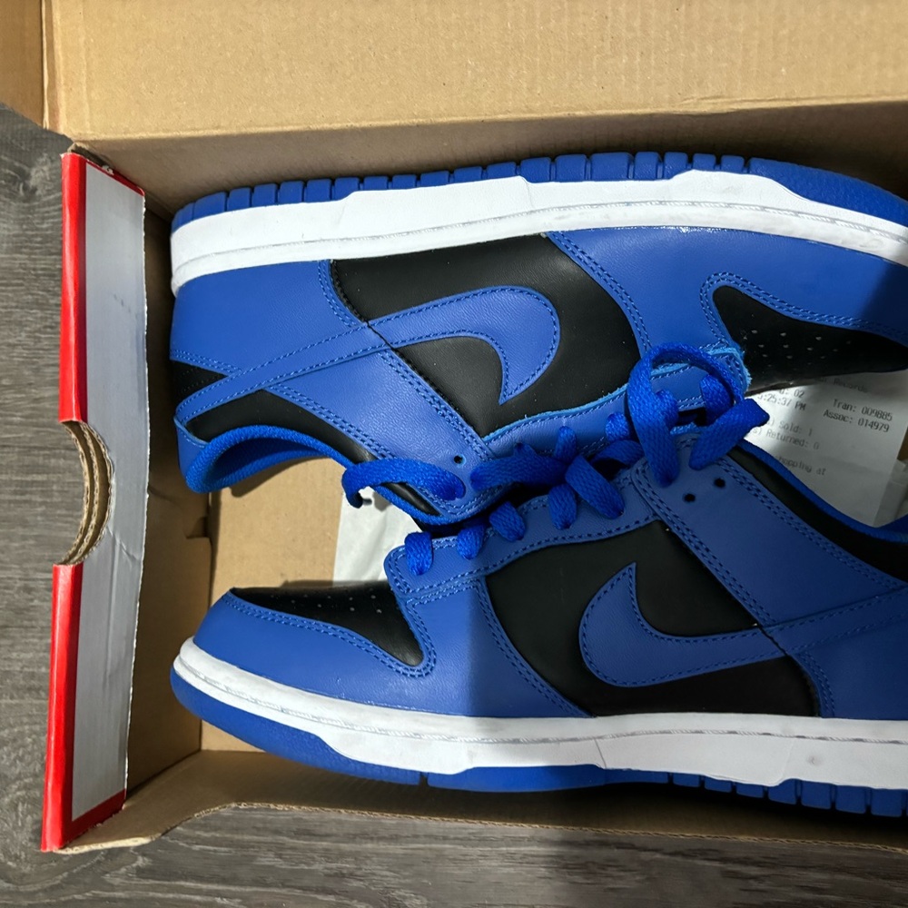 Dunk low hyper cobalt GS worn size 7y